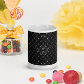 Organic Oasis Texture White Glossy Mug