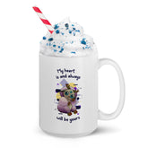 My Heart Always Yours White glossy mug