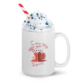 Love You Forever White Glossy Mug