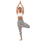 Zebra Pattern Yoga Leggings - Beyond T-shirts