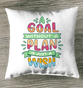 A Goal Outdoor Pillow - Beyond T-shirts