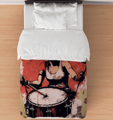 A Rhythm All Her Own Comforter - Twin - Beyond T-shirts