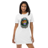 Aquarius Organic Cotton T-shirt Dress | Zodiac Series 11 - Beyond T-shirts