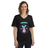 Aquarius Unisex Short Sleeve V-Neck T-Shirt | Zodiac Series 1 - Beyond T-shirts