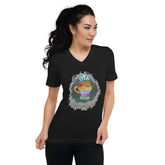 Aquarius Unisex Short Sleeve V-Neck T-Shirt | Zodiac Series 11 - Beyond T-shirts