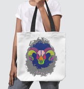 Aries Basketweave Tote Bag | Zodiac Series 11 - Beyond T-shirts