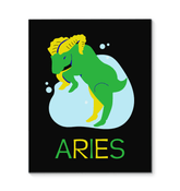 Aries Wrapped Canvas 16x20 | Zodiac Series 4 - Beyond T-shirts