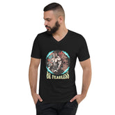 Be Fearless Unisex Short Sleeve V-Neck T-Shirt - Beyond T-shirts