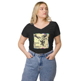 Believe In Yourself Women’s Fitted V-Neck T-Shirt - Beyond T-shirts