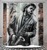 Blow Your Heart Out Shower Curtain - Beyond T-shirts