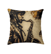 Blowin' On The Horn Indoor Pillow - Beyond T-shirts