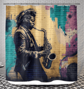 Blowin' Up A Storm Shower Curtain - Beyond T-shirts