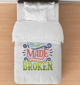 Broken Rules Comforter Twin - Beyond T-shirts