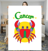 Cancer Sherpa Blanket | Zodiac Series 5 - Beyond T-shirts