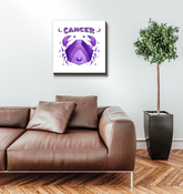 Cancer Wrapped Canvas 20x20 | Zodiac Series 2 - Beyond T-shirts
