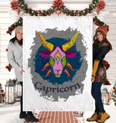 Capricorn Sherpa Blanket | Zodiac Series 11 - Beyond T-shirts