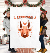 Capricorn Sherpa Blanket | Zodiac Series 2 - Beyond T-shirts