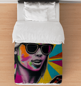 Connecting Through Music Magic Duvet Cover - Beyond T-shirts