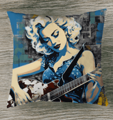 Coolest Instrument in World Indoor Pillow Towel - Music Lover's Décor