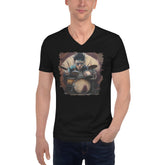Dancing On The Drums Unisex Short Sleeve V-Neck T-Shirt - Beyond T-shirts