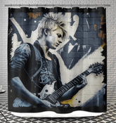 Dazzling The Crowd Shower Curtain - Beyond T-shirts