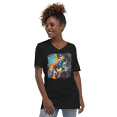 Dazzling The Crowd Unisex Short Sleeve V-Neck T-Shirt - Beyond T-shirts
