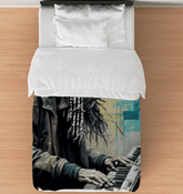 Finger Wizardry In Action Comforter - Twin - Beyond T-shirts