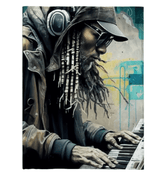 Finger Wizardry In Action Sherpa Blanket - Beyond T-shirts