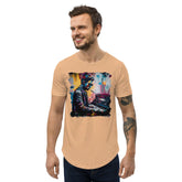 Fingers On Fire Men's Curved Hem T-Shirt - Beyond T-shirts