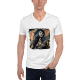 Fingers Paint With Sound Unisex Short Sleeve V-Neck T-Shirt - Beyond T-shirts