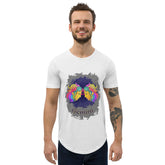 Gemini Men's Curved Hem T-Shirt | Zodiac Series 11 - Beyond T-shirts