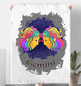 Gemini Sherpa Blanket | Zodiac Series 11 - Beyond T-shirts