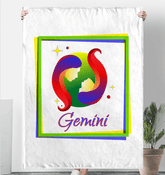 Gemini Sherpa Blanket | Zodiac Series 3 - Beyond T-shirts