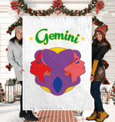 Gemini Sherpa Blanket | Zodiac Series 5 - Beyond T-shirts