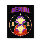 Gemini Wrapped Canvas | Zodiac series 1 - Beyond T-shirts