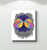 Gemini Wrapped Canvas | Zodiac series 11 - Beyond T-shirts