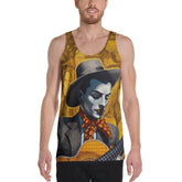 Genius Flows Through Unisex Tank Top - Front View