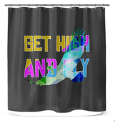 Get High & Fly Shower Curtain - Beyond T-shirts