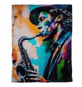Gettin' Funky On Sax Duvet Cover - Beyond T-shirts