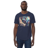Groovin' On The Keys Men's Curved Hem T-Shirt - Beyond T-shirts
