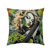 Guitar Outdoor Pillow Towel