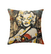 Guitar-themed Indoor Pillow Towel