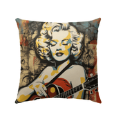 Guitar Is A Personal Extension Outdoor Pillow - Beyond T-shirts