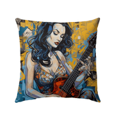 Guitar Orchestra Outdoor Pillow Towel