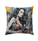 Outdoor Guitar Piano Pillow Towel