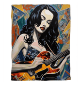 Guitar is a Voice Duvet Cover - Bedroom Decor