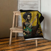 Guitar is My Best Friend Towel - Front View