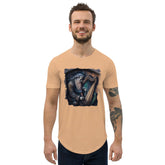 He's A Harp Wizard Men's Curved Hem T-Shirt - Beyond T-shirts