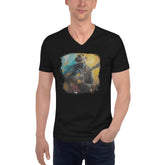 He's A Six-String Wizard Unisex Short Sleeve V-Neck T-Shirt - Beyond T-shirts