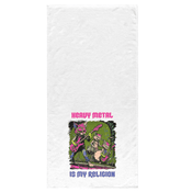 Heavy Metal Is My Religion Bath Towel - Beyond T-shirts